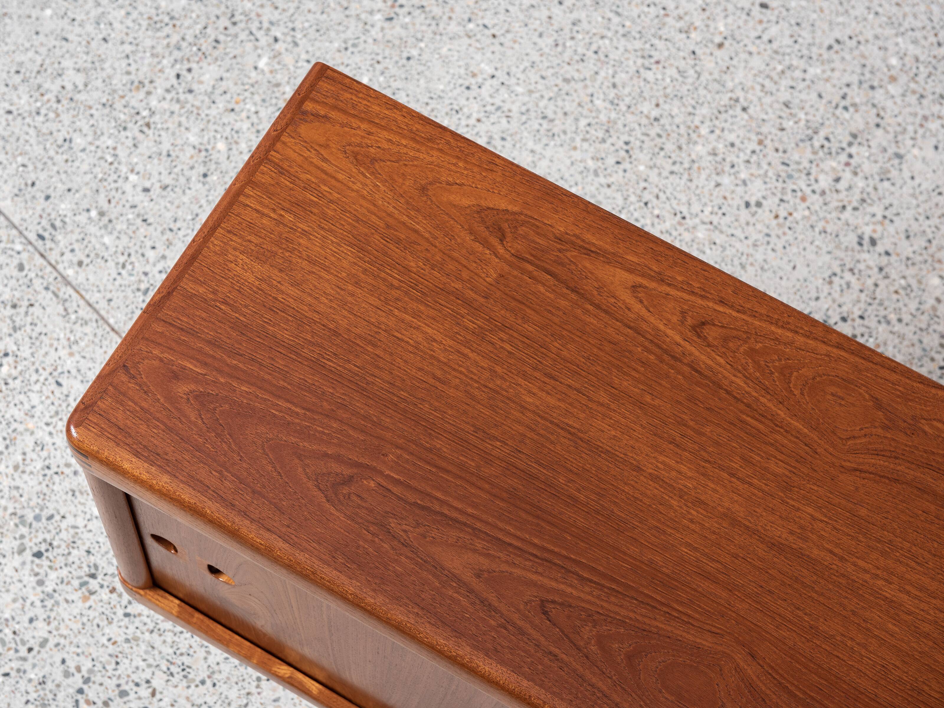Midcentury Danish sideboard in teak by HW Klein for Bramin 1960s - with the 3 stripes