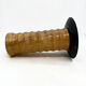 1960s modernist wooden candlestick, Germany