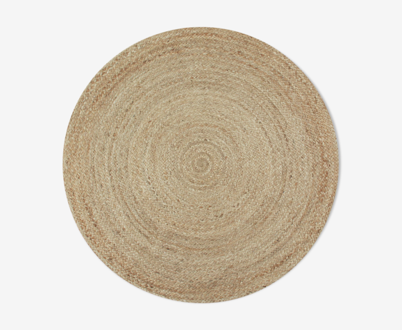 Round carpet in jute 90 cm | Selency