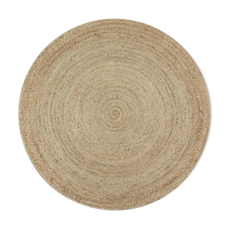 Round carpet in jute 90 cm