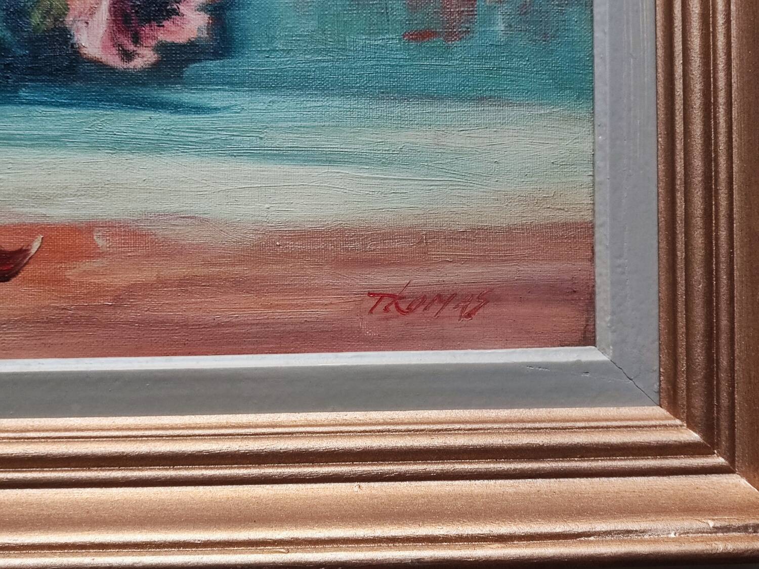 Peinture : Anémones