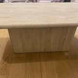 Low table in travertine