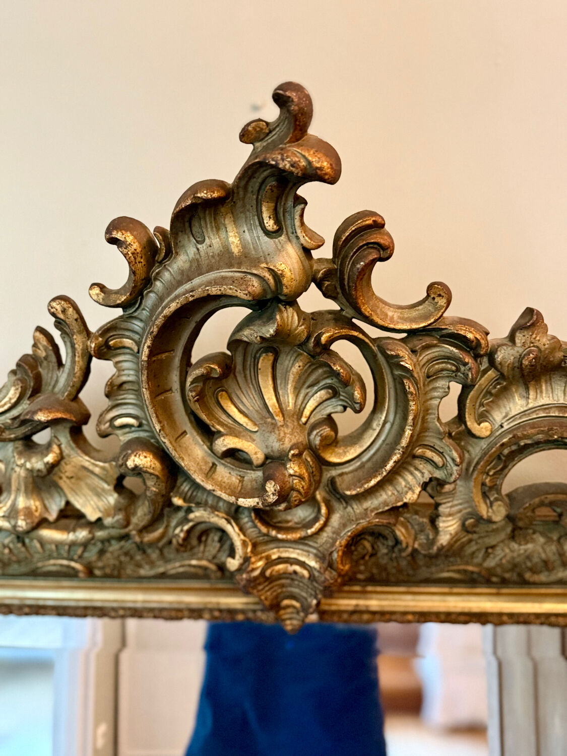Antique mirror from the Napoleonic era.