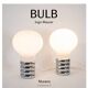 Pair of Bulb lamps by Ingo Maurer, Murano