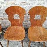 mismatched bistro chairs