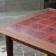 Dining table in wood and ceramic