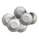 Set of 6 Sologne porcelain plates