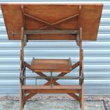 Architect's table has industrial adjustable design H Morin betting