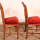 Set of 4 Directoire period chairs.