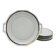 6 dessert plates and the serving dish, Philippon & Bruchet.