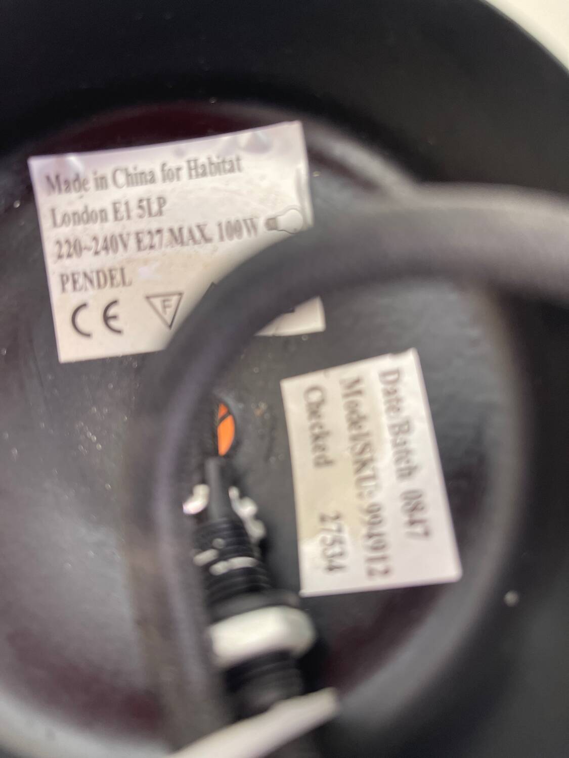 Habitat pendant light