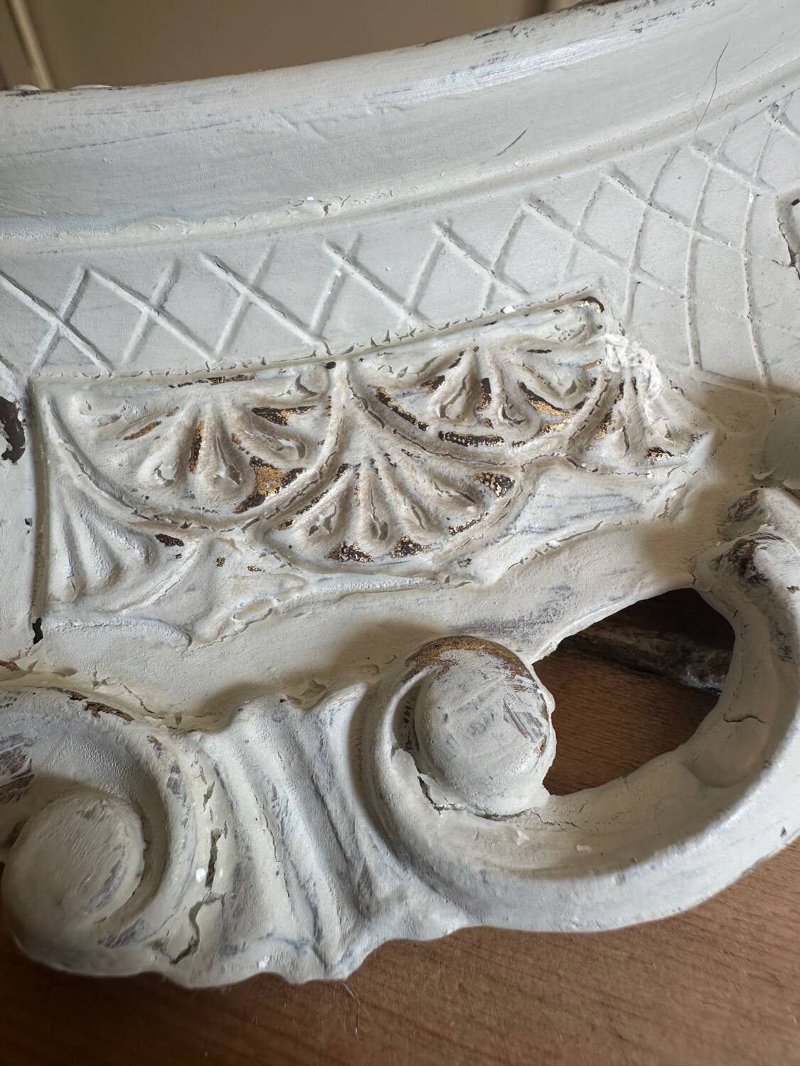 Old mirror, baroque style