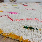 Handmade wool Berber rug 300x186 cm