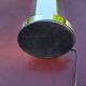 Lamp of the 70s in chrome metal original lampshade