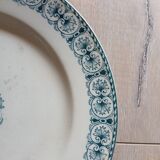 10 assiettes plates anciennes Terre de fer