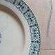 10 old flat plates Terre de fer