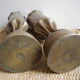 Pair of engraved art trench casings