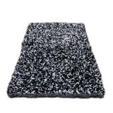 Tapis berbère boucherouite noir 115x175 cm