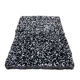 Tapis berbère boucherouite noir 115x175 cm