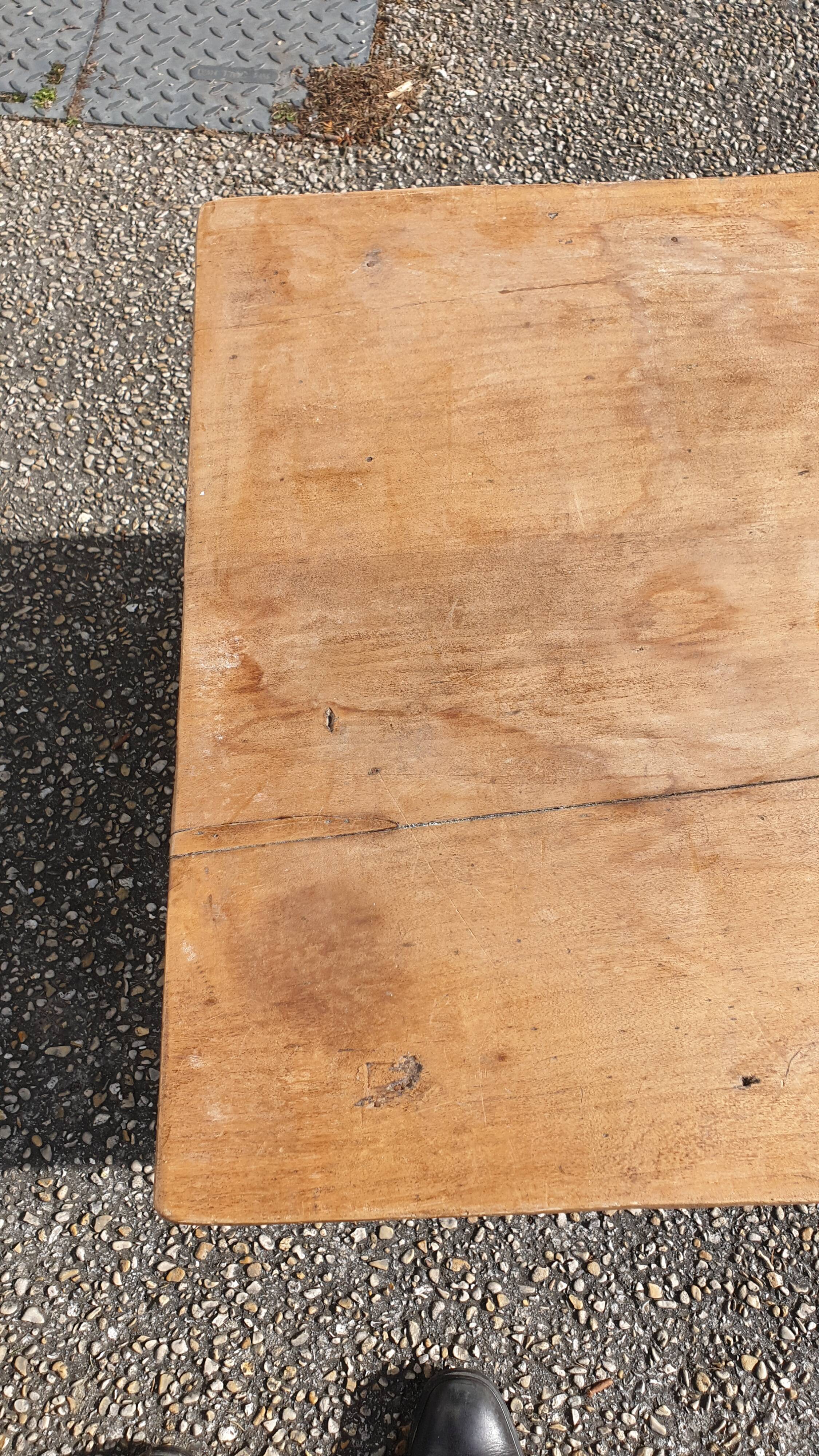 Solid walnut coffee table
