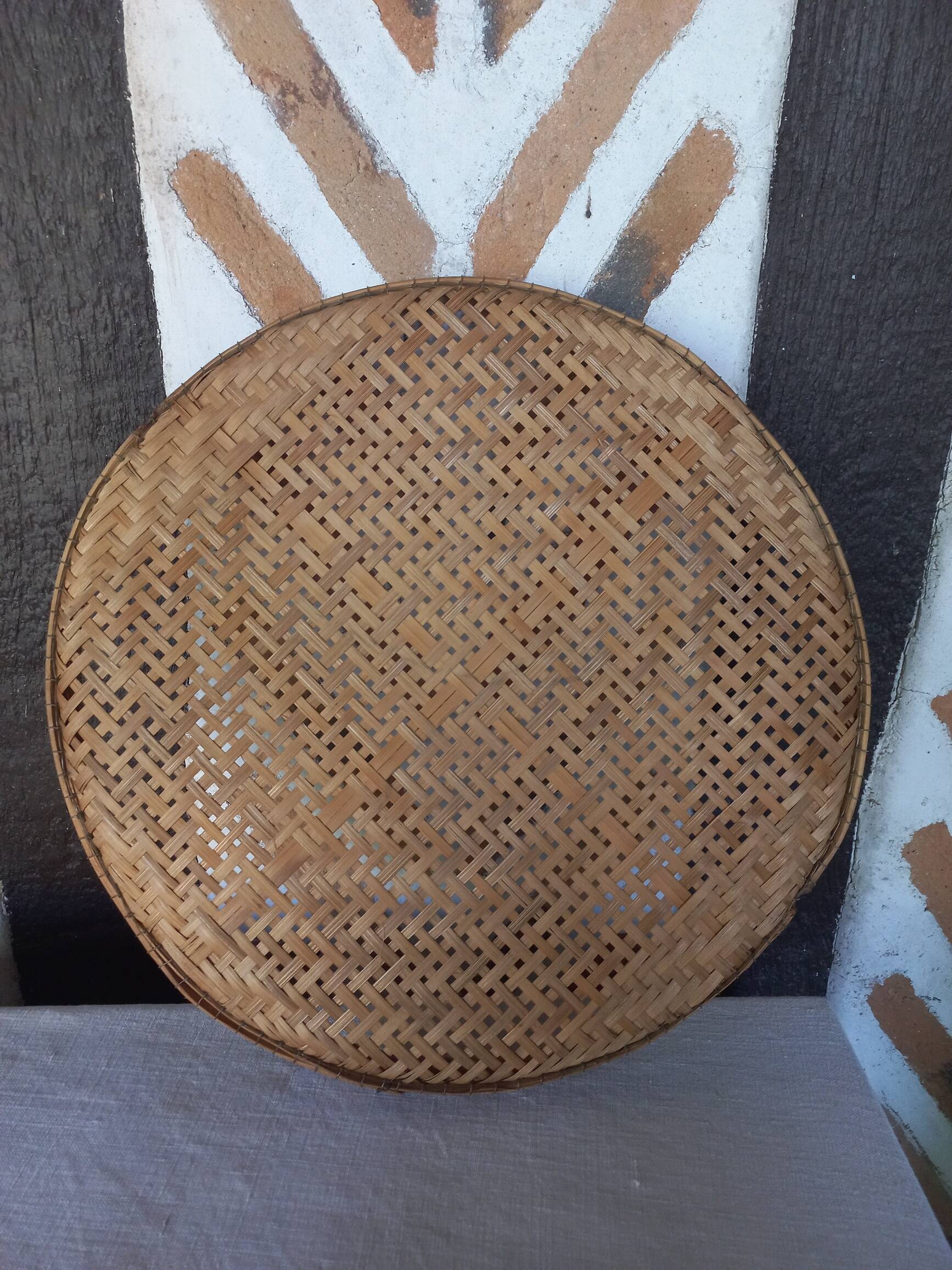Thai wicker tray