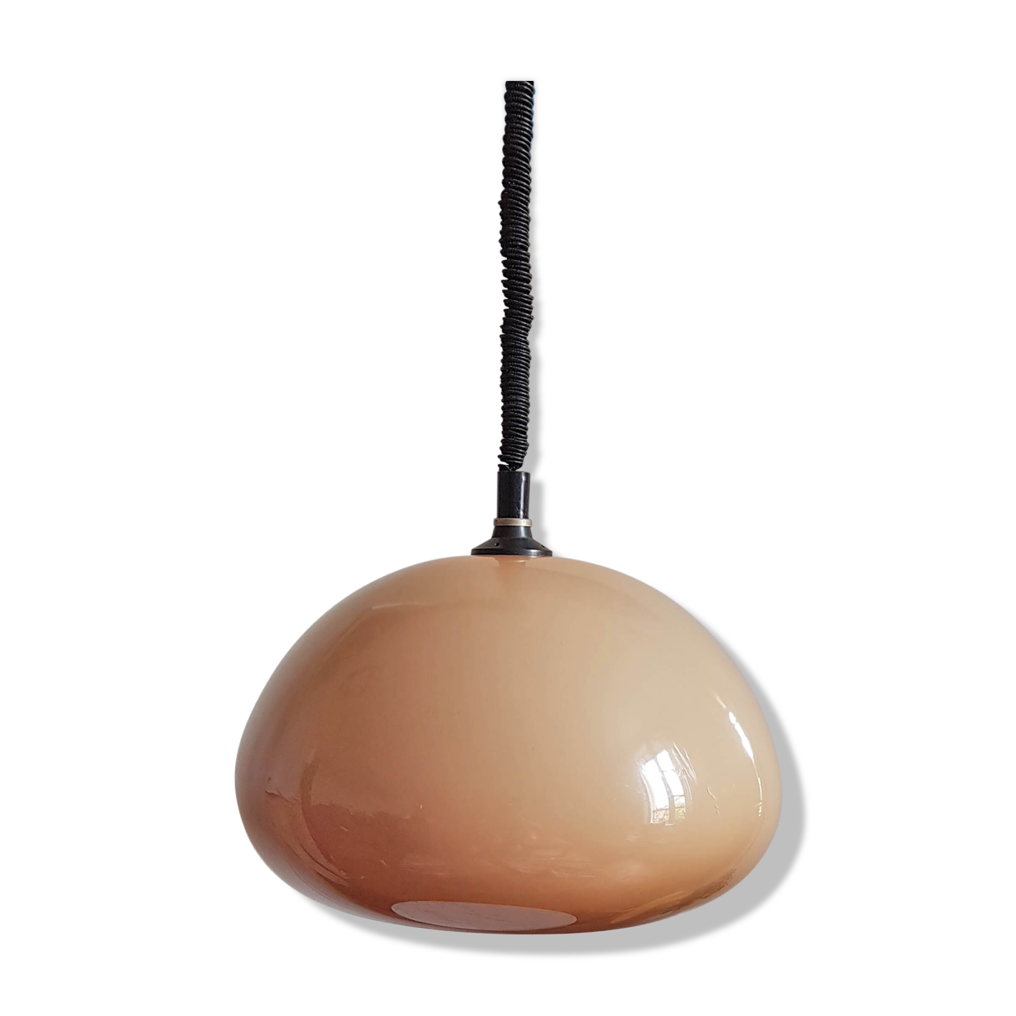 Hanging lamp vintage brand Rolly Brevettato Italy 1970