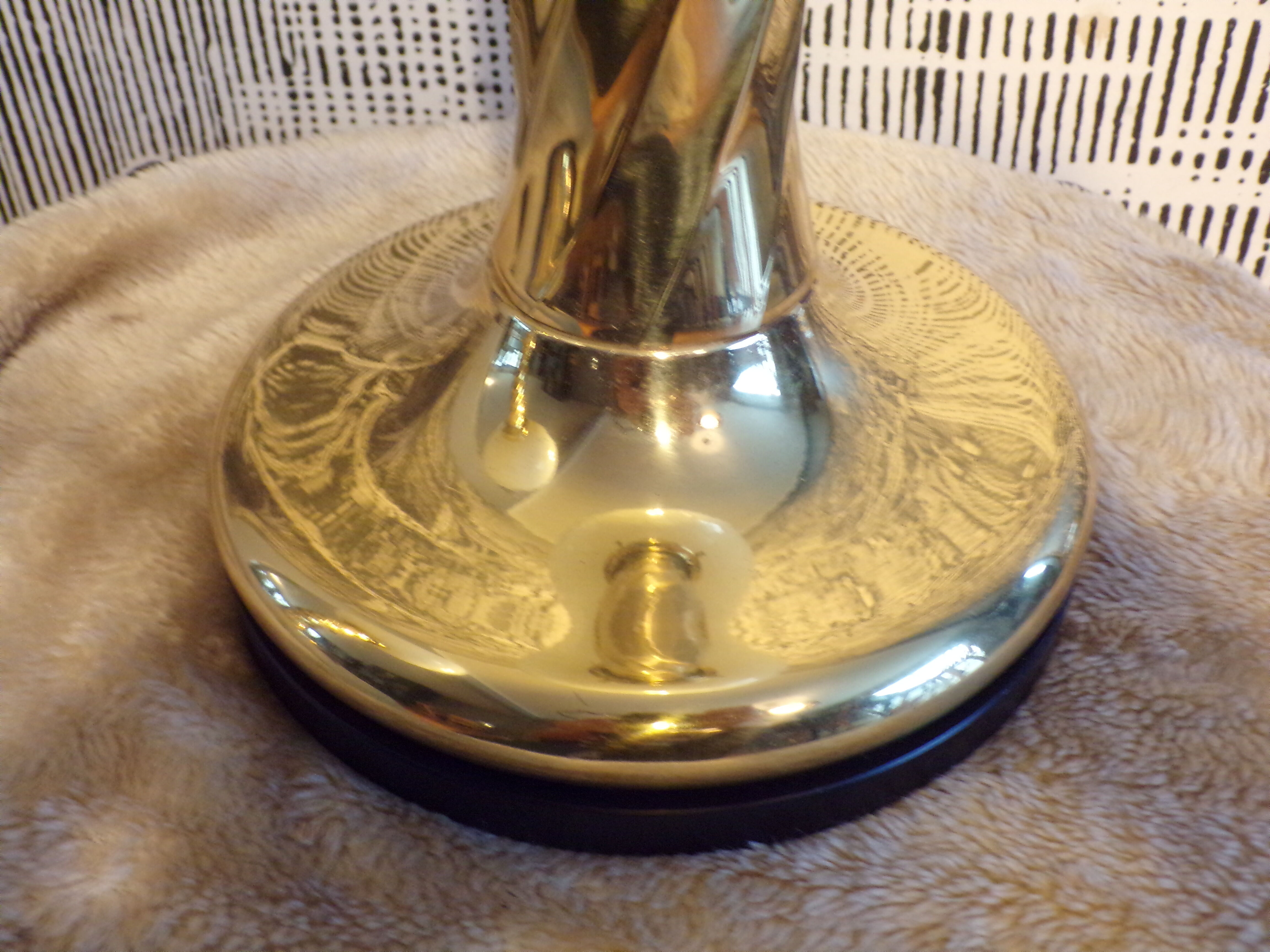 Pair of Hollywood Regency lamps by Rogo Leuchten
