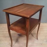 Louis XV style solid wood bedside table