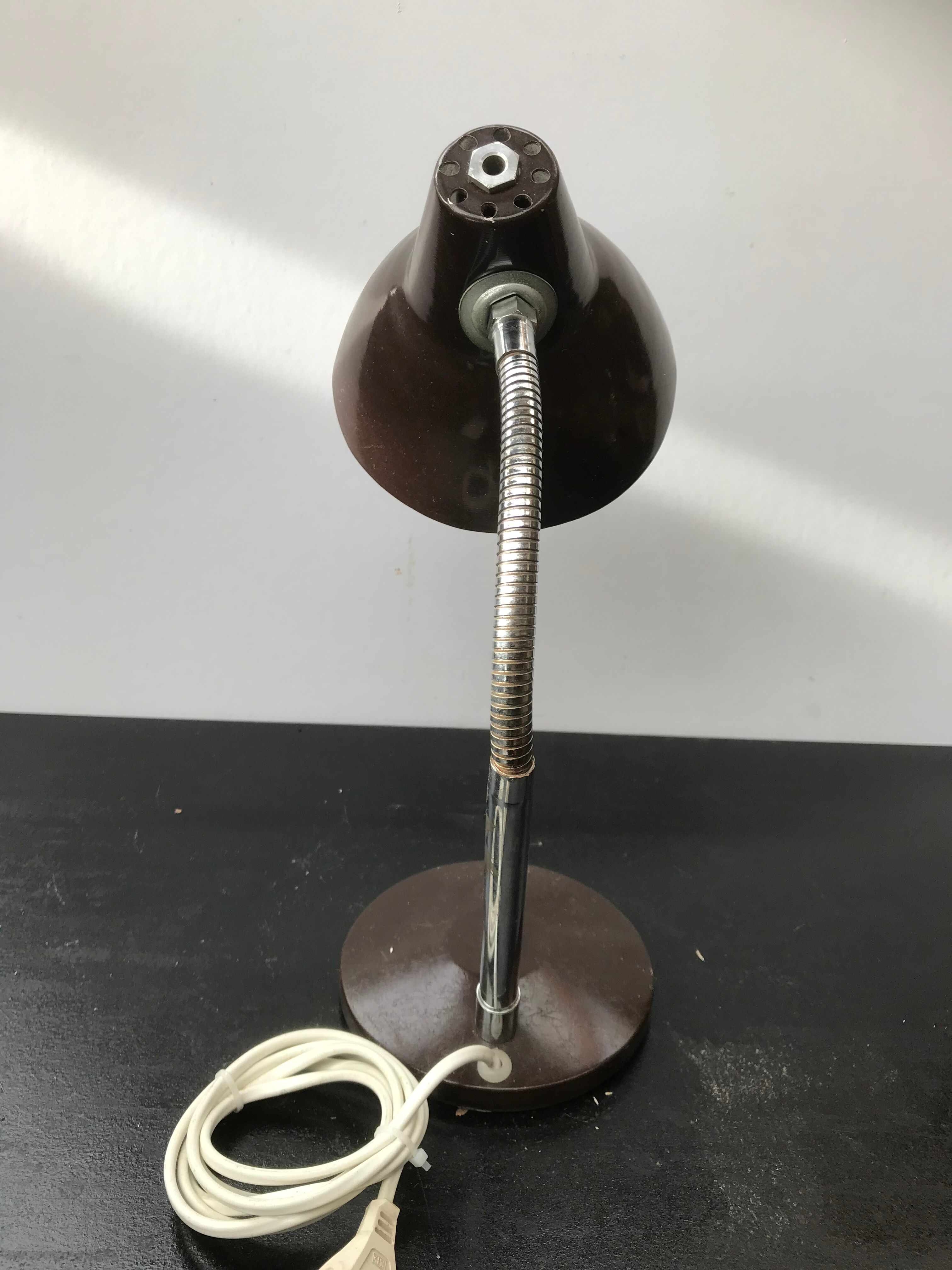 Metal desk lamp
