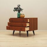 Teak chest of drawers, Danish design, 1960s, production: Denmark