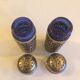 Aluminium salt and pepper and blue glass