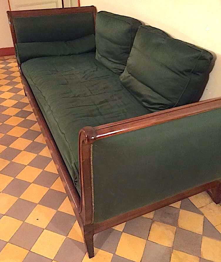 Banquette lit de repos style Louis Philippe