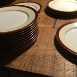 Set of 14 Porcelain Plates from Limoges