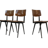 Set of four school chairs, Marko Holland  1960
