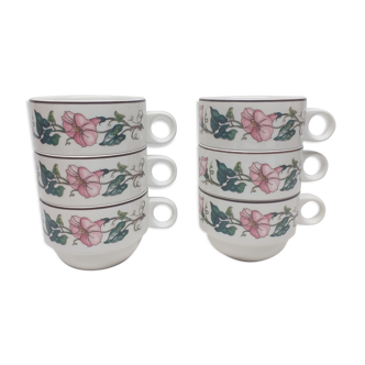 Lot 6 tasses café Villeroy et Boch Palermo en carton