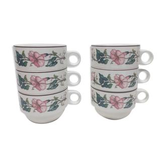 Lot 6 coffee cups Villeroy and Boch Palermo