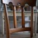 Old straw chair