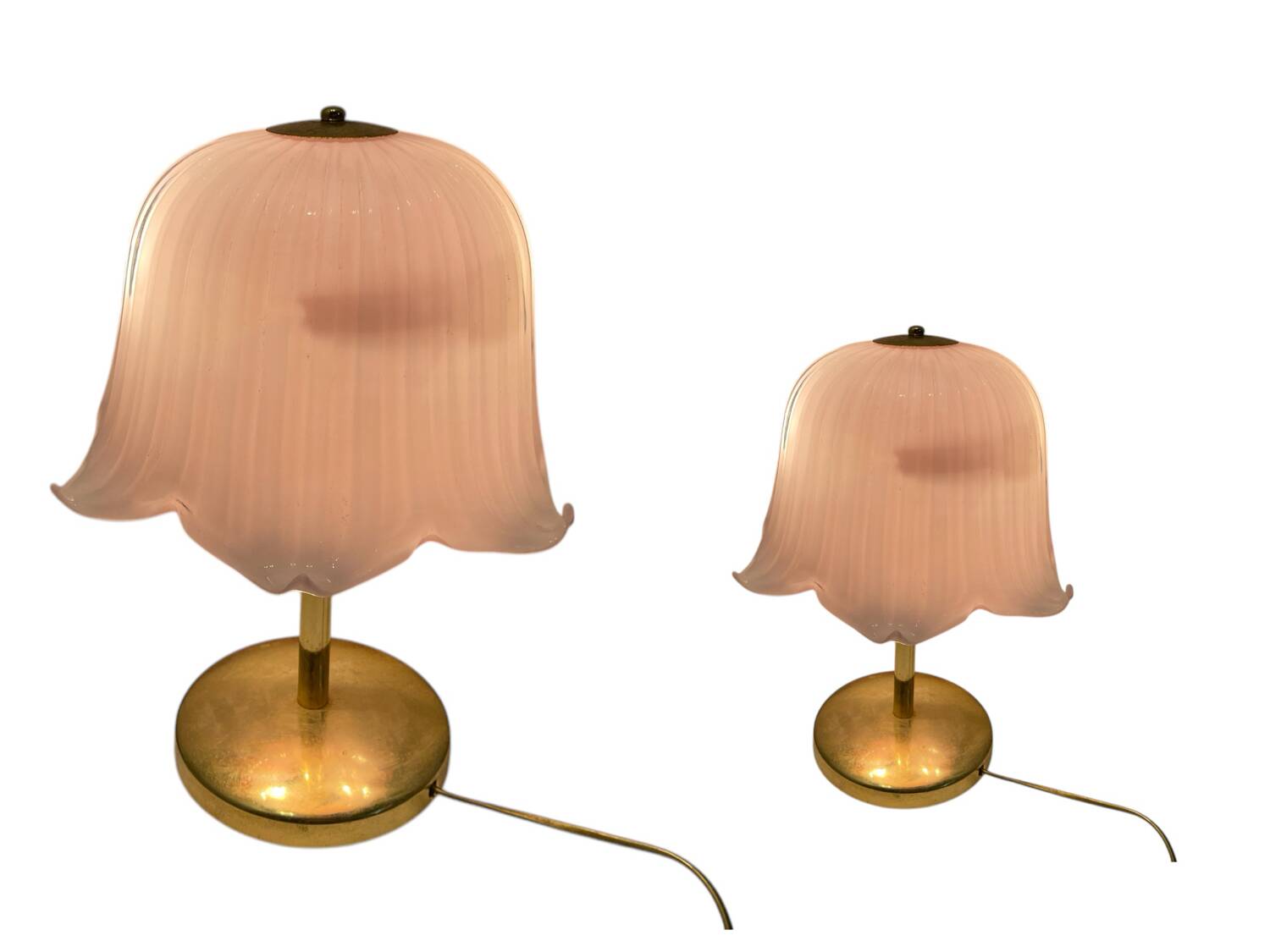 Murano Glass Table Lamps Set of 2 PAF Studio Milan