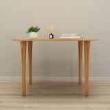 Beech table, Danish design, 1970s, designer: Takshi Okamura & Erik Marquard
