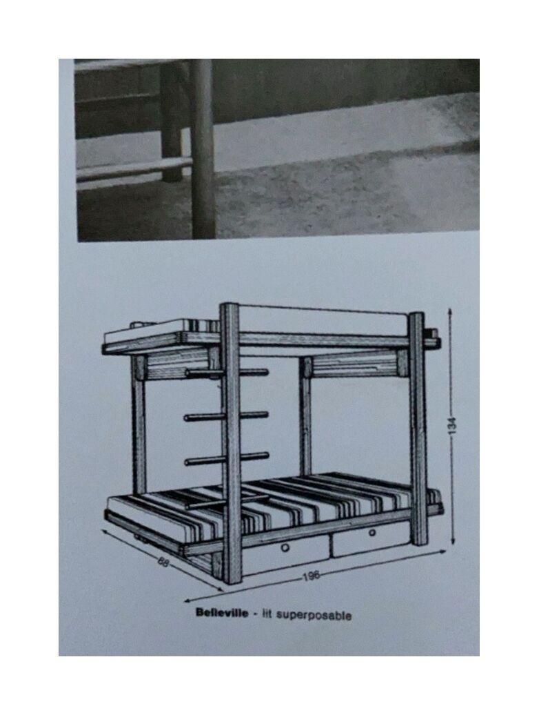 Bunk beds by Roger Fatus Robert Sentou edition