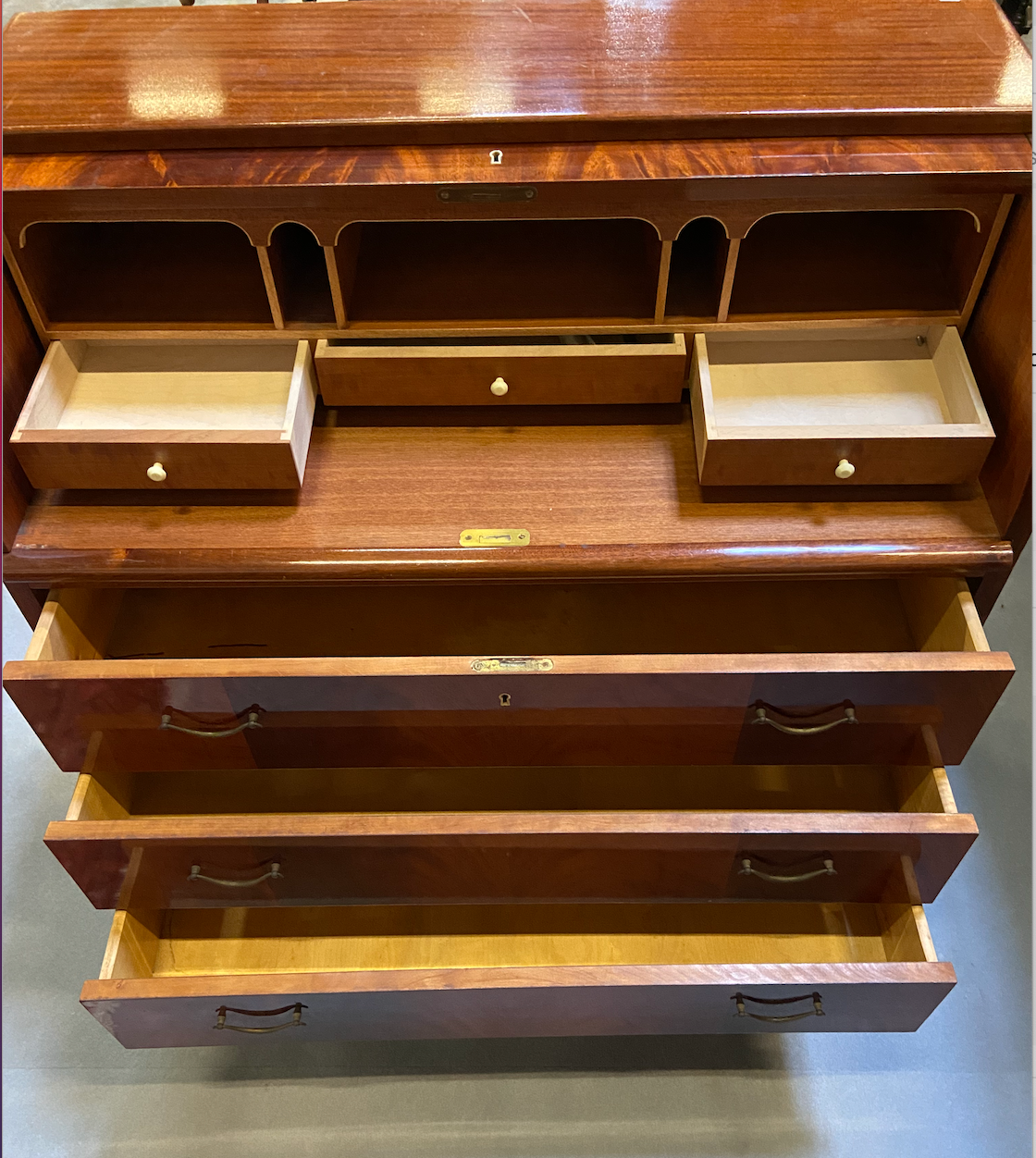 Scandinavian secretary Bröderna Gustafsson by Markaryd - swedish vintage furniture from the 1960s