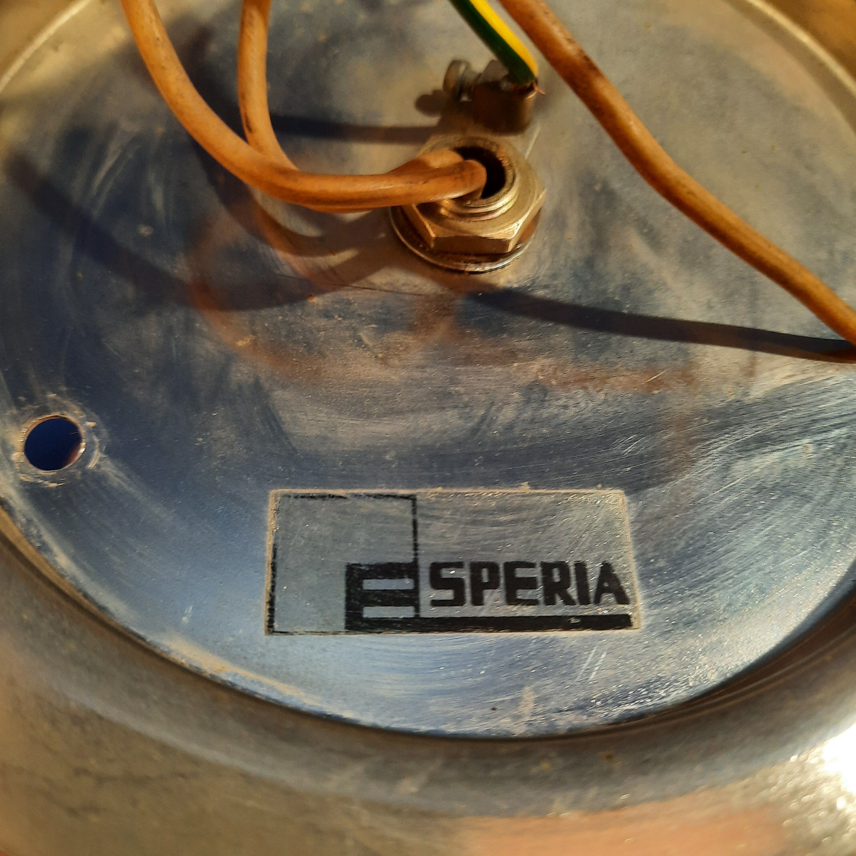 Wall lamp or ceiling lamp of the brand Esperia Circa 1970