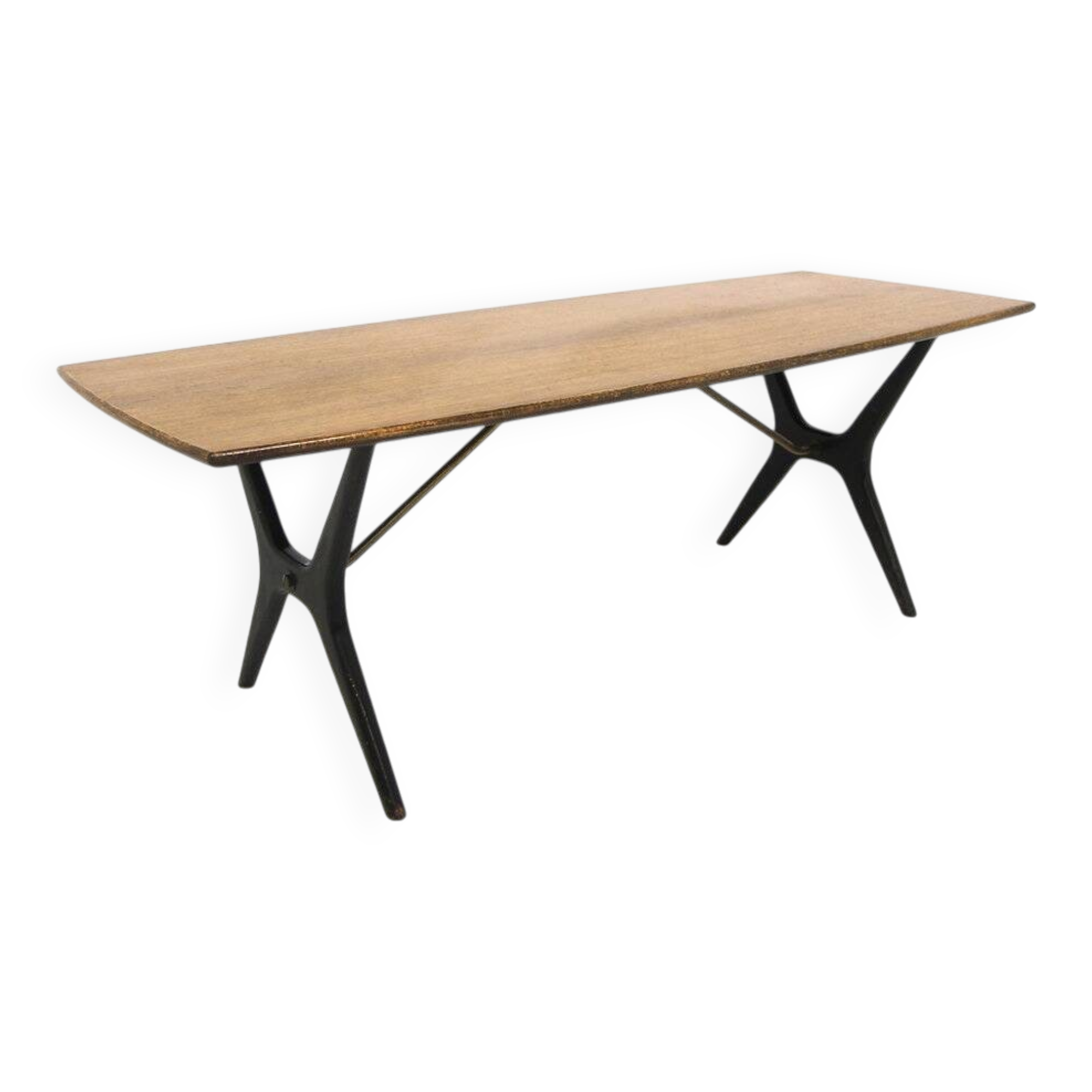 Teak coffee table, Karl Erik Ekselius, JOC, Vetlanda, Sweden, 1950