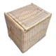 Vintage rattan and wicker trunk, chest