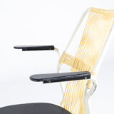 Swedish metal-backed armchair 1960s