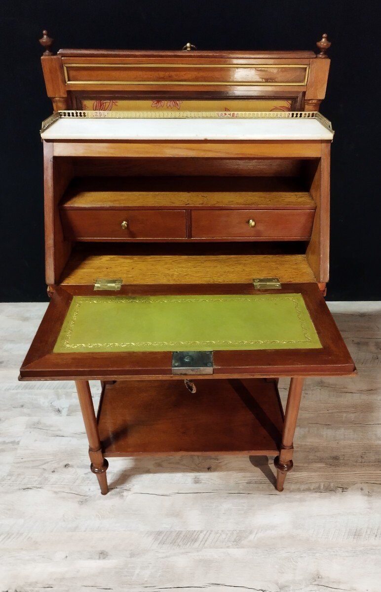 Louis xvi mahogany travel office