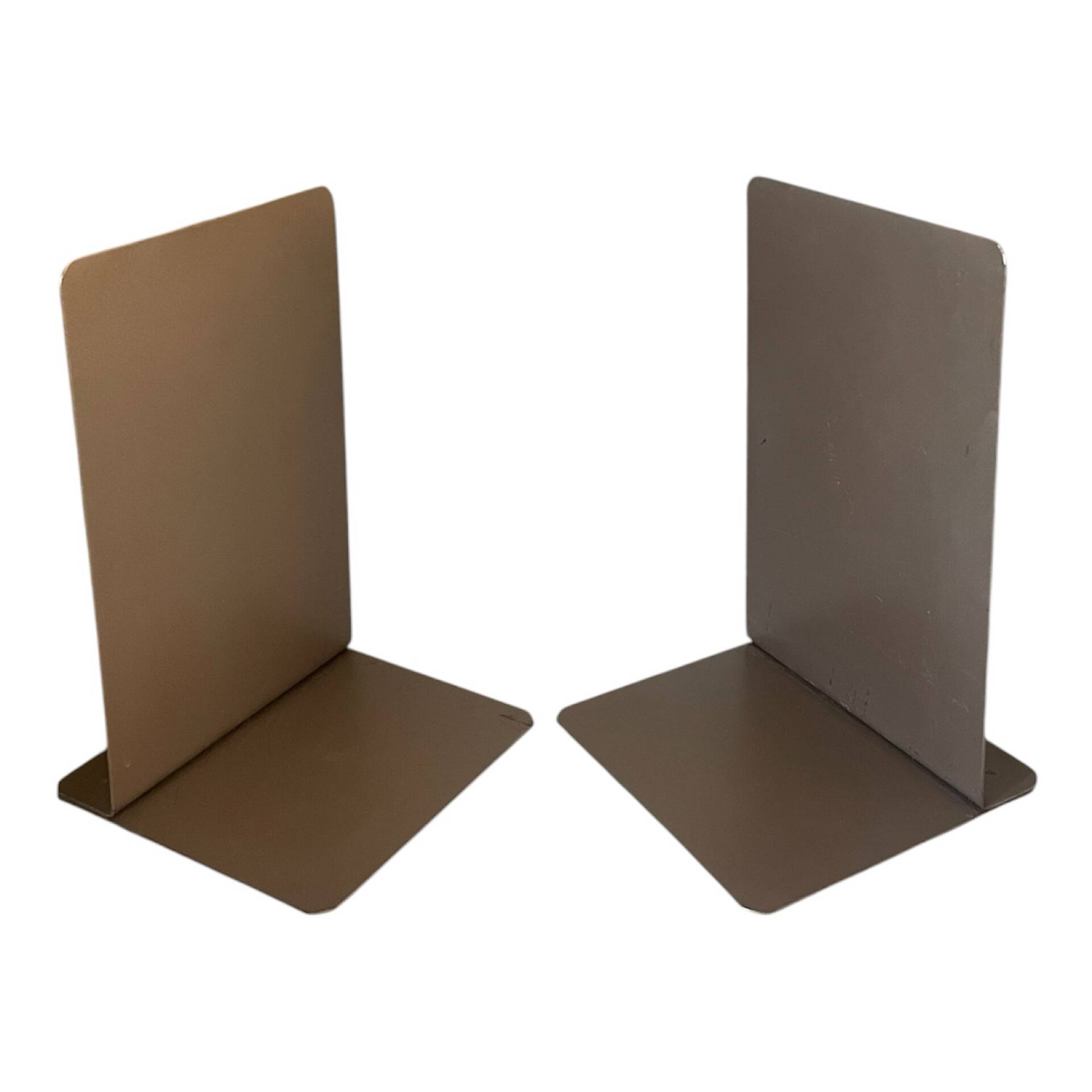 Vintage metal bookends pair