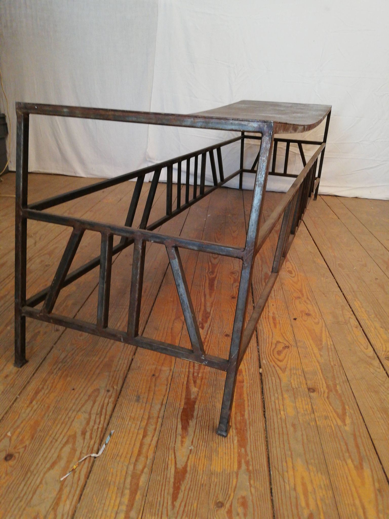 Metal bench