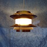 Chocolate coloured pendant by Carl Thore for Granhaga Metallindustri. 1970's