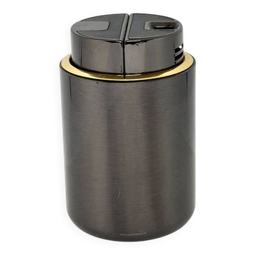 Briquet de table vintage moderniste en métal Sarome Japon